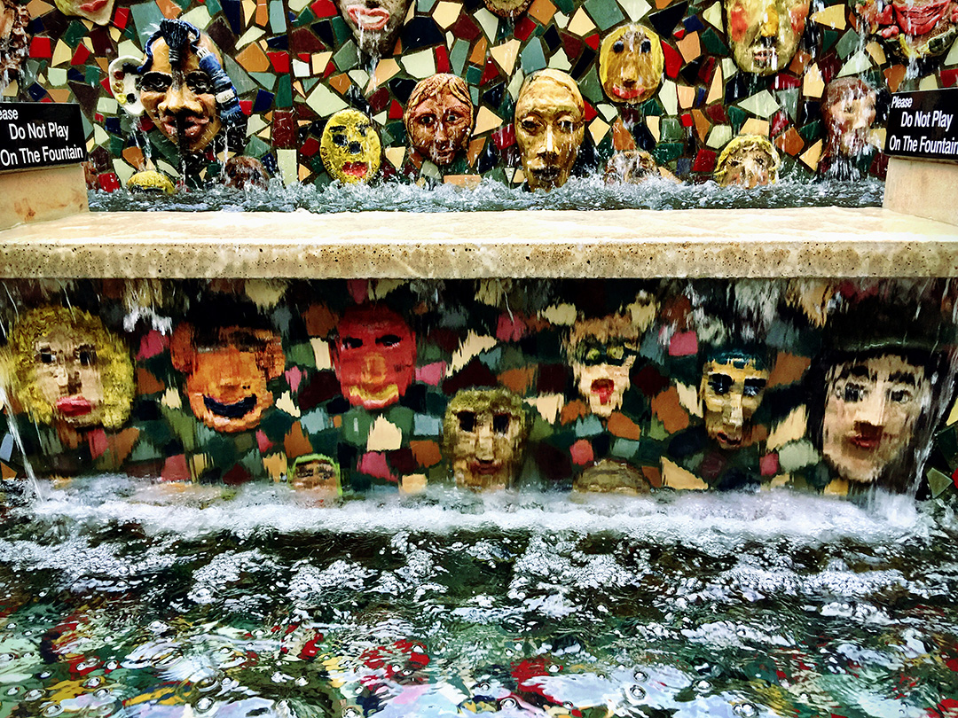 Faces in the Fountain