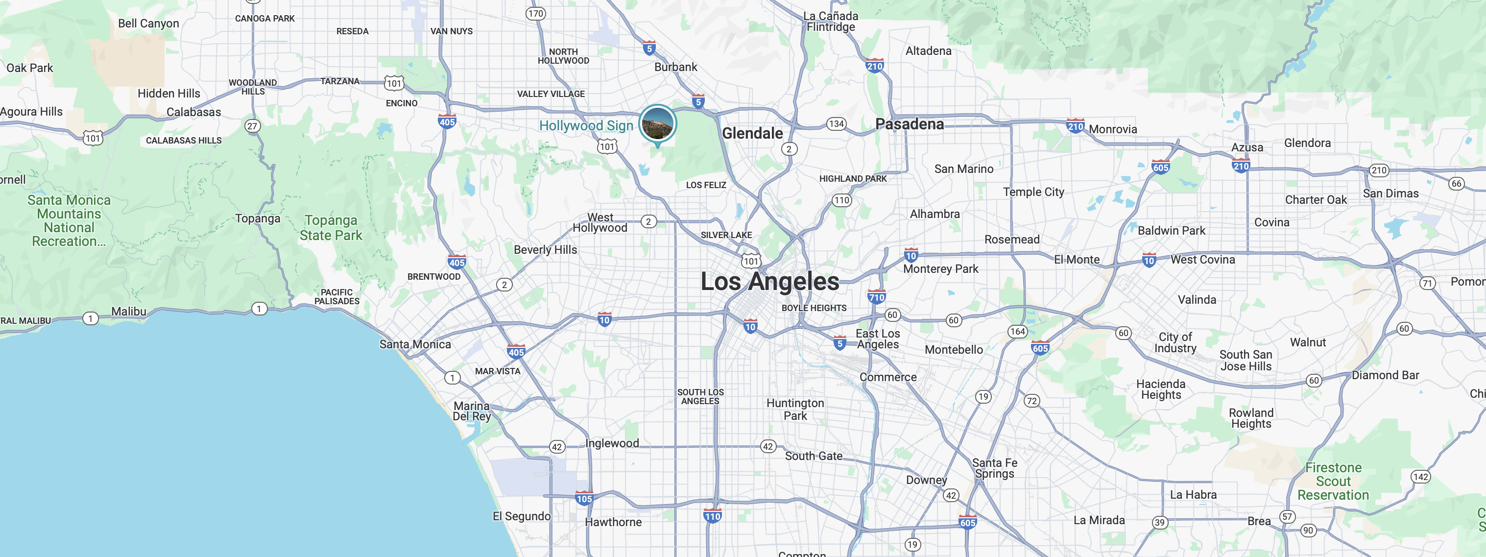 Los Angeles Map